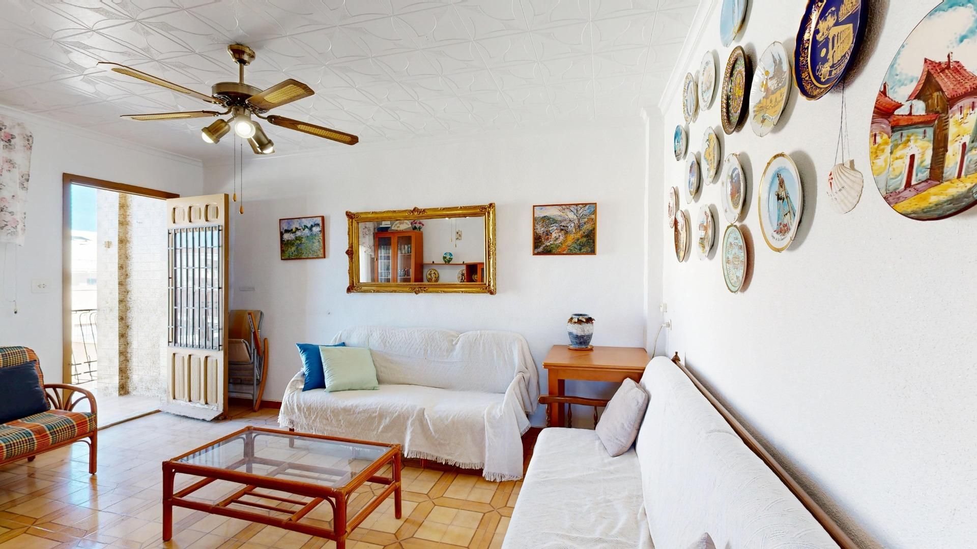 Sala d'estar de Pis en venda en Cartagena amb Aire condicionat, Calefacció i Terrassa