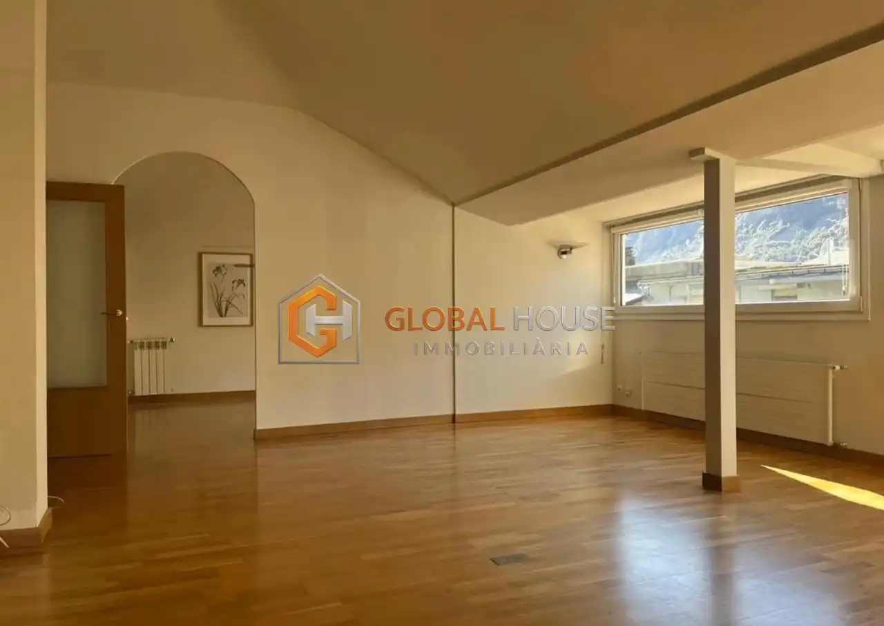 Sala d'estar de Àtic de lloguer en Andorra la Vella