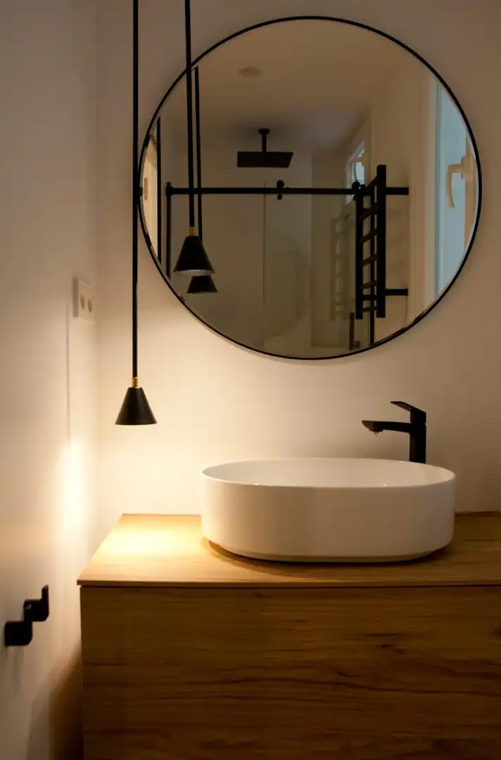 Baño de Piso de alquiler en Madrid con Aire acondicionado, Calefacción y Parquet