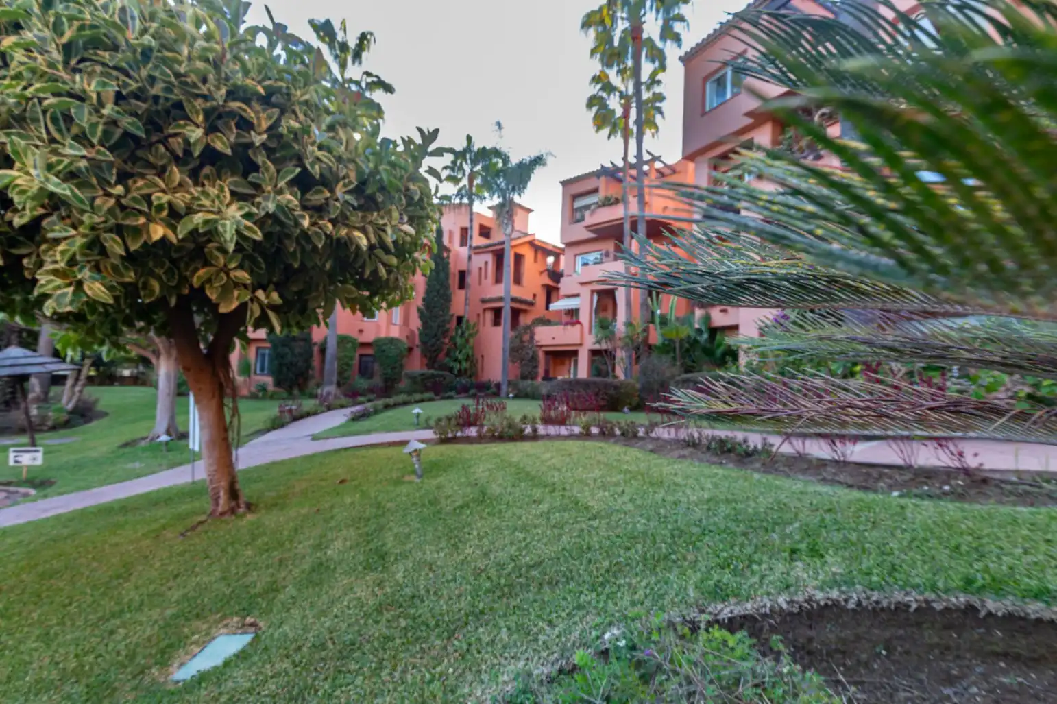 Garten von Wohnungen zur Miete in Marbella mit Klimaanlage, Heizung und Terrasse