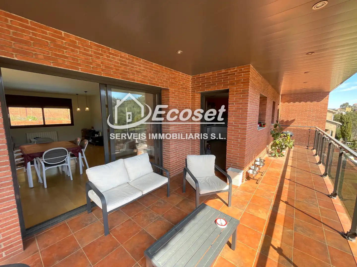 Terraza de Casa o chalet en venta en Cervelló con Calefacción, Jardín privado y Terraza