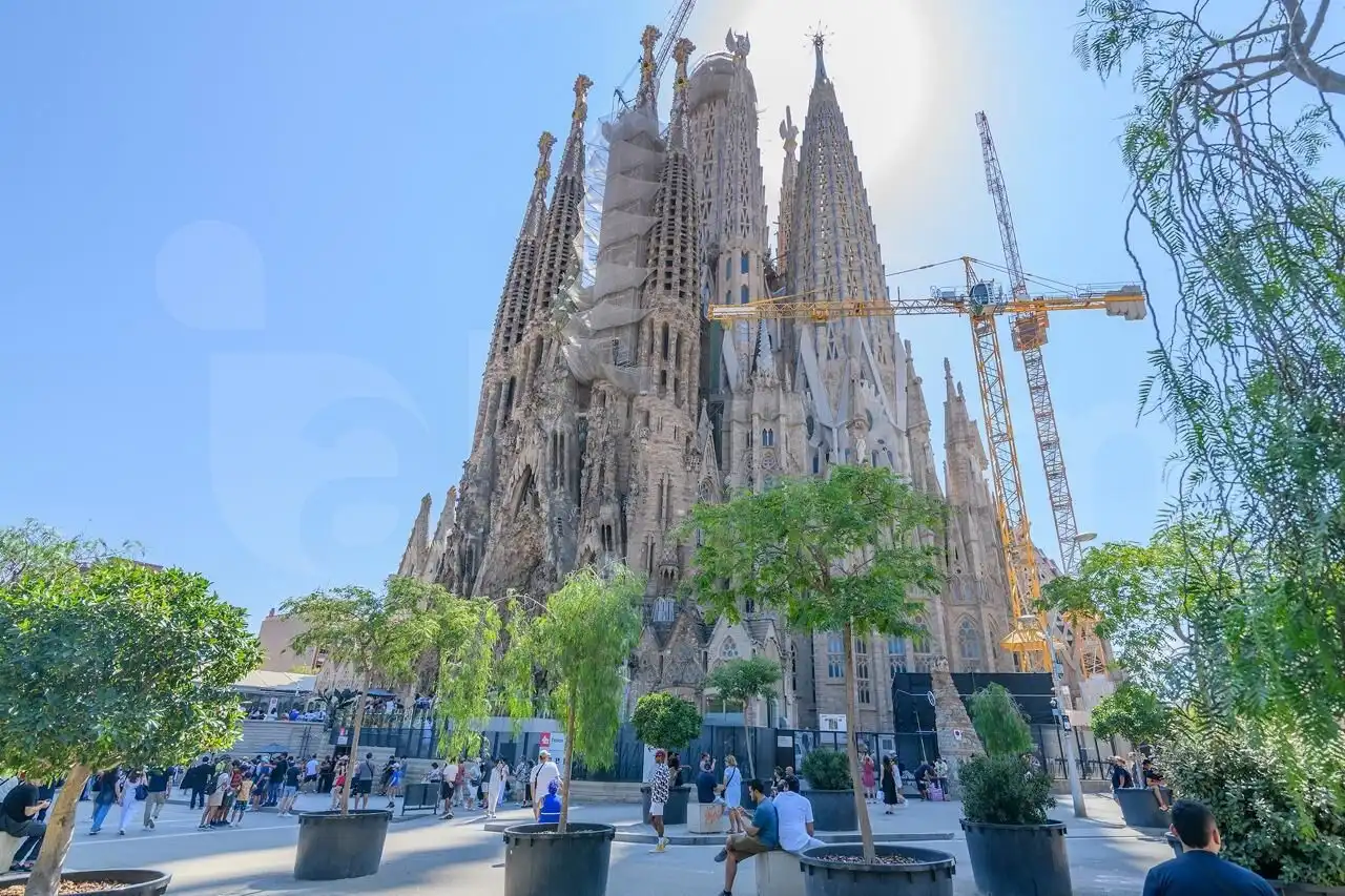 Außenansicht von Wohnung zum Verkauf in Barcelona mit Klimaanlage, Parkett und Möbliert
