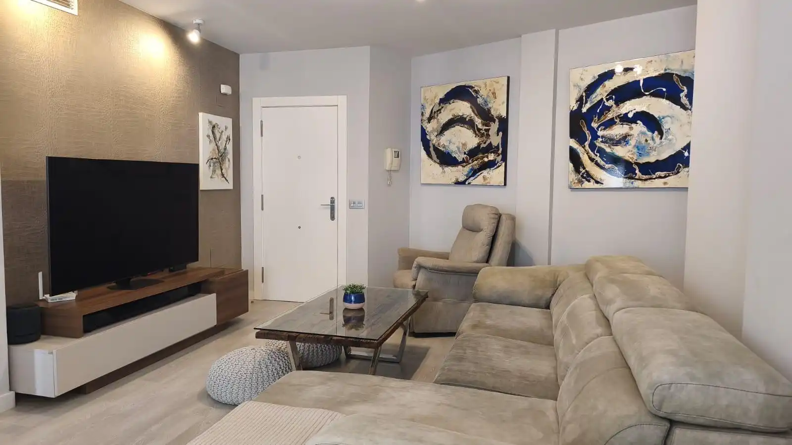 Sala de estar de Ático en venta en Murcia con Aire acondicionado, Terraza y Trastero