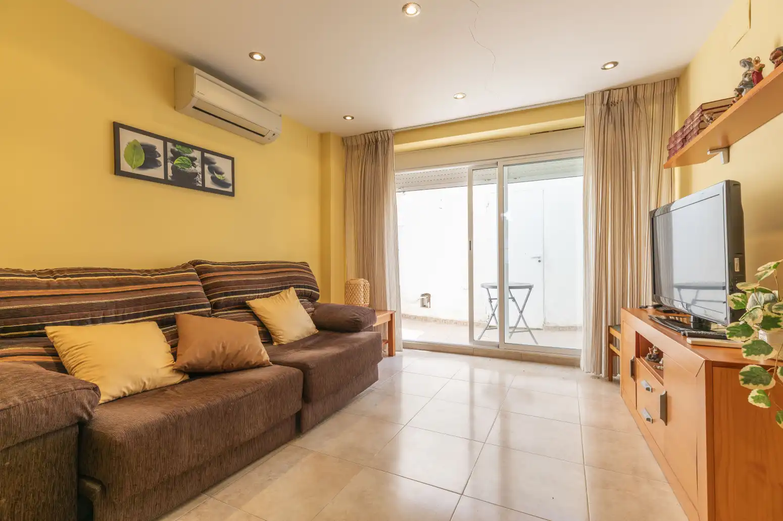 Sala de estar de Piso en venta en Vinalesa con Aire acondicionado y Terraza