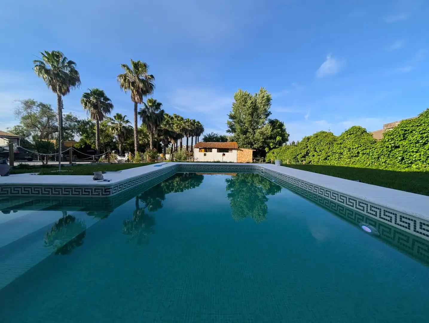 Swimming pool of Houses for sale in Aljaraque  with Air Conditioner and Swimming Pool