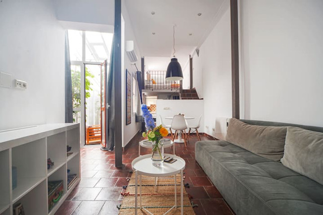 Sala de estar de Apartamento en venta en  Madrid Capital con Aire acondicionado