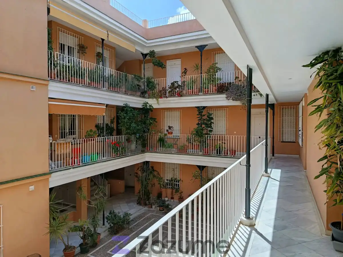 Terraza de Piso de alquiler en Sevilla con Aire acondicionado, Calefacción y Parquet