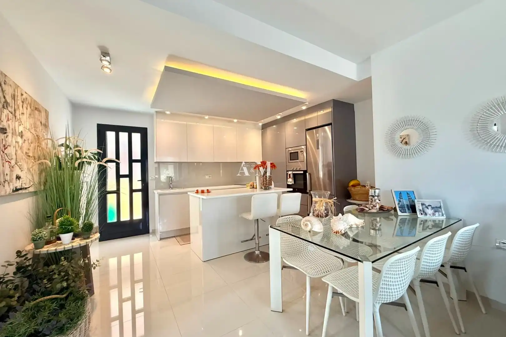 Kitchen of Flat for rent in Pilar de la Horadada  with Heating, Private garden and Terrace