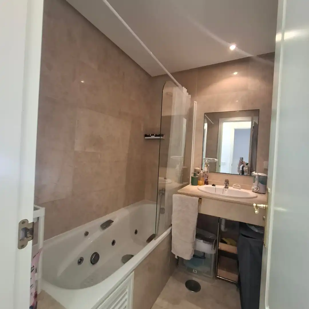 Bathroom of Flat for sale in Manilva  with Air Conditioner, Terrace and Storage room