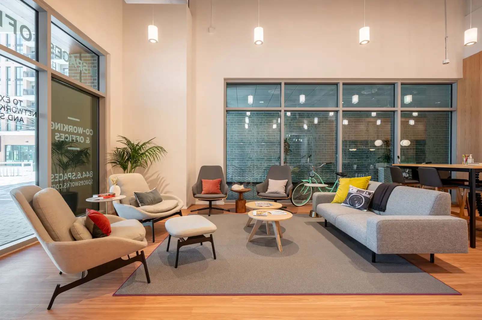 Wohnzimmer von Büro zur Miete in Madrid mit Klimaanlage, Heizung und Möbliert