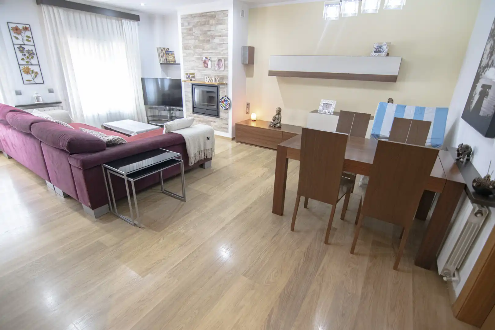 Living room of Houses for sale in  Barcelona Capital  with Air Conditioner, Heating and Parquet flooring