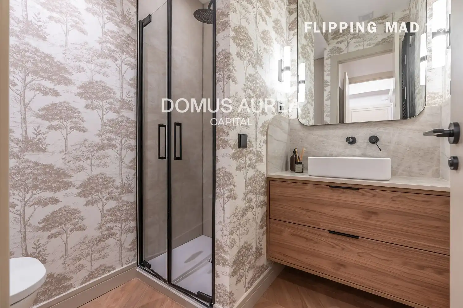 Badezimmer von Wohnung zum Verkauf in Madrid mit Klimaanlage, Heizung und Parkett