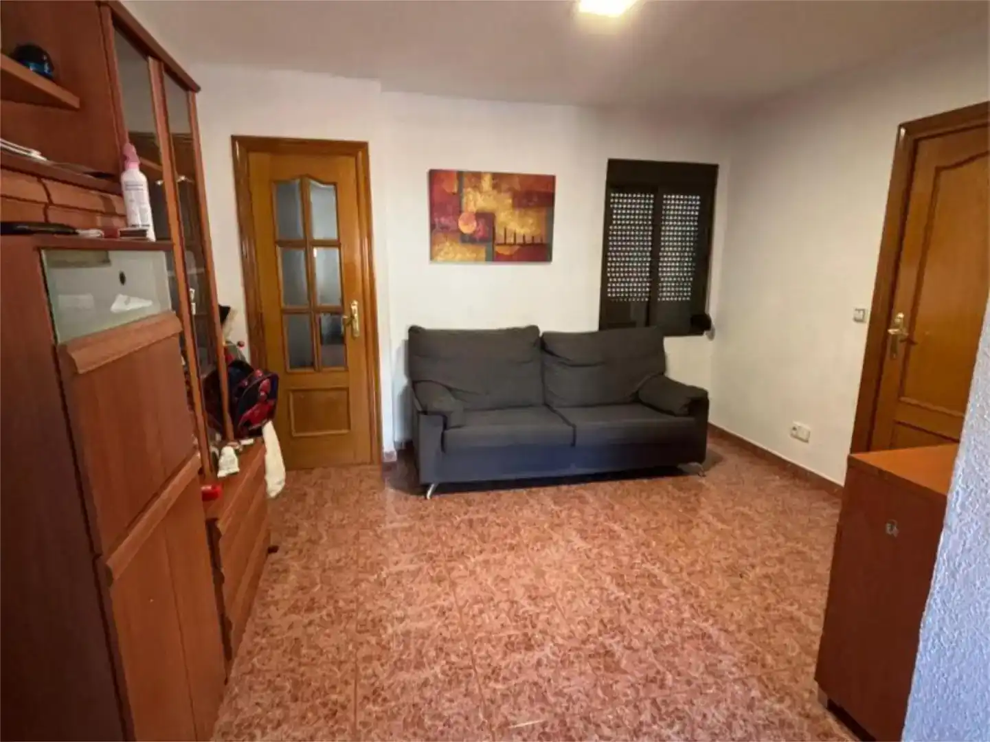 Living room of Flat for rent in  Valencia Capital  with Air Conditioner and Balcony