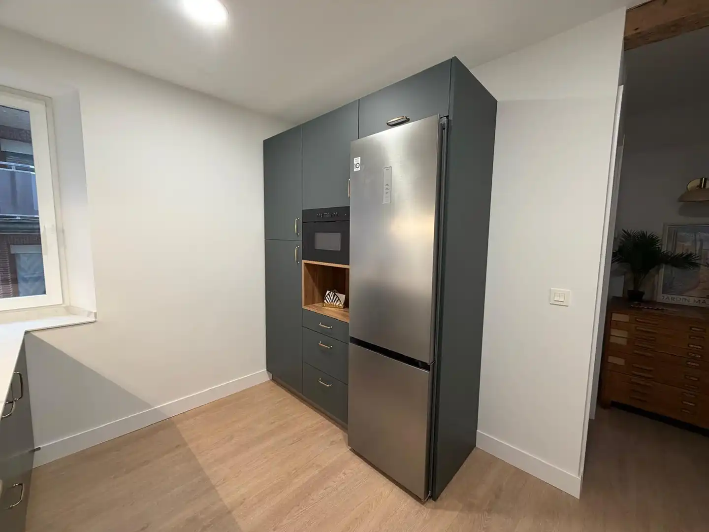 Cuina de Apartament de lloguer en Gorliz amb Calefacció, Moblat i Forn