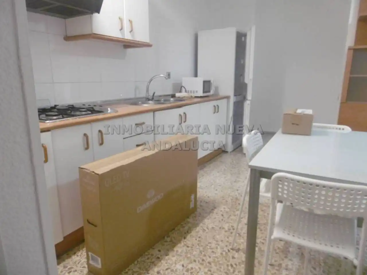 Cocina de Piso de alquiler en Almería con Terraza y Amueblado