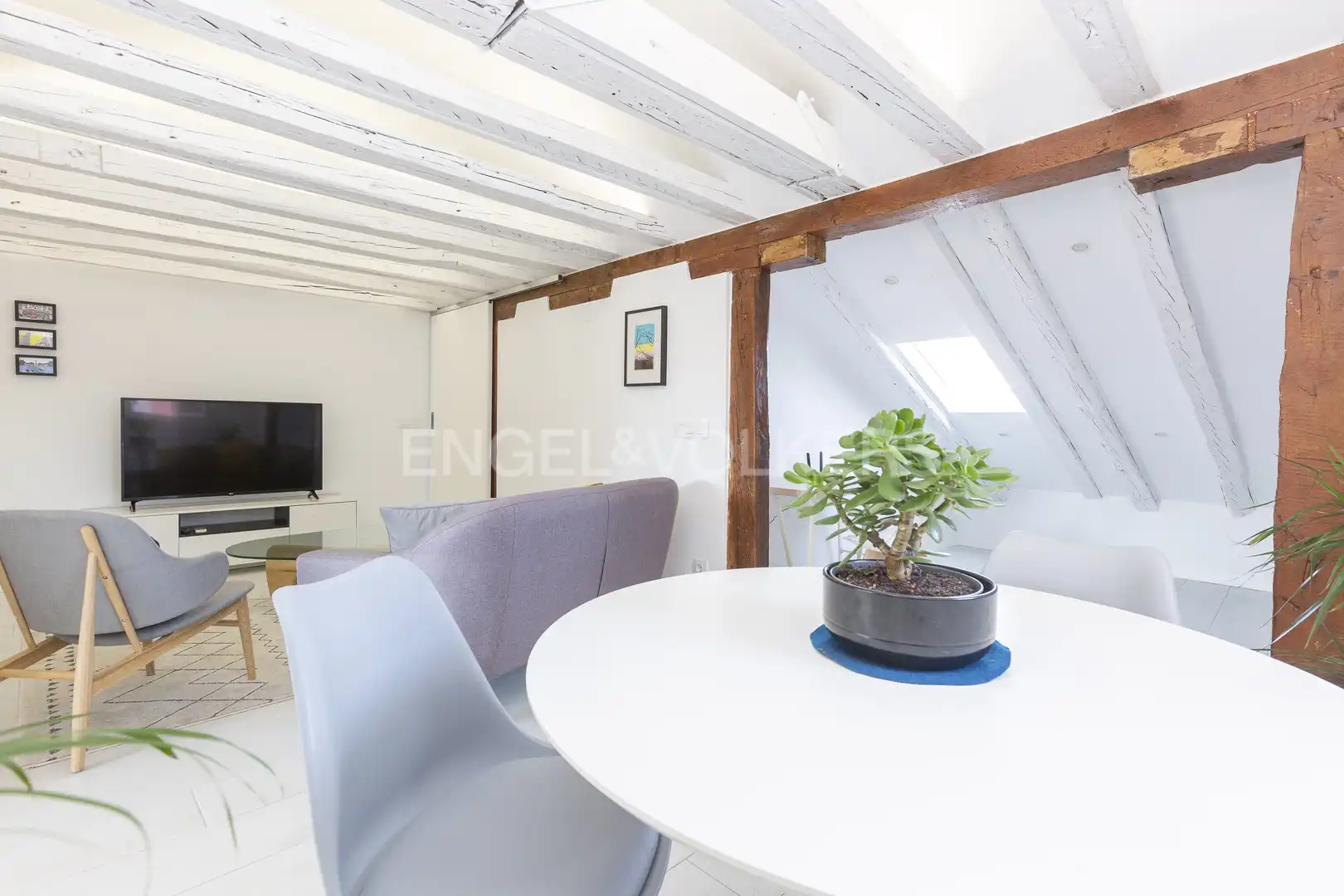 Sala de estar de Piso de alquiler en Madrid con Aire acondicionado, Calefacción y Amueblado