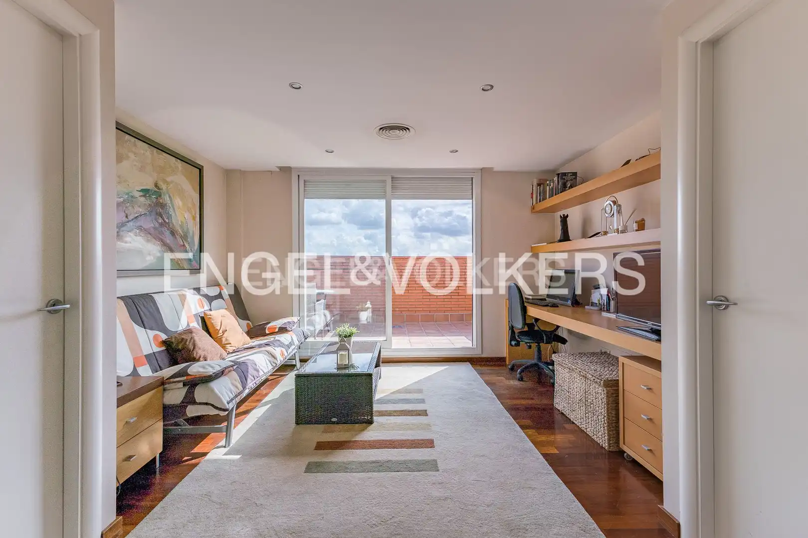 Living room of Houses for sale in Sant Boi de Llobregat  with Air Conditioner, Heating and Private garden