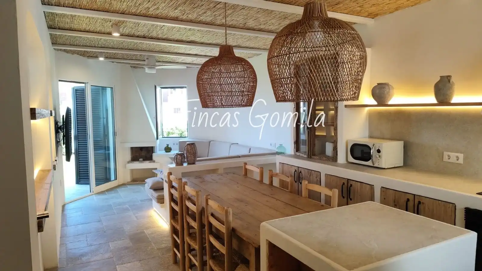 Cocina de Apartamento en venta en Ciutadella de Menorca con Terraza, Amueblado y Piscina comunitaria