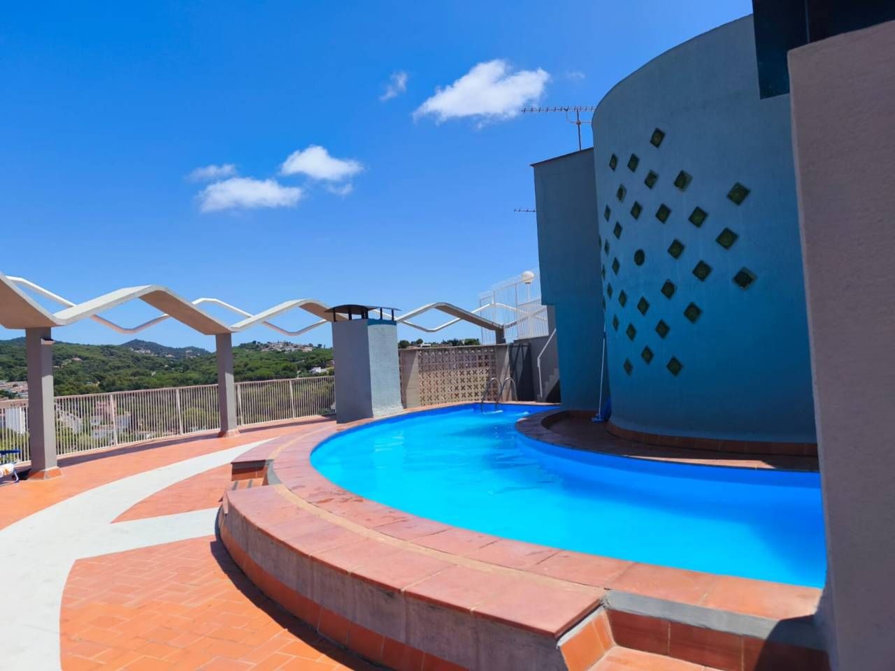 Swimming pool of Flat for sale in Lloret de Mar  with Air Conditioner, Heating and Terrace