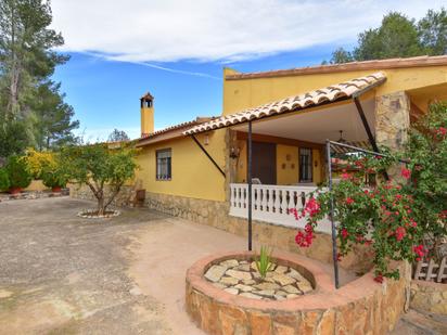 Exterior view of House or chalet for sale in Enguera  with Heating, Terrace and Storage room