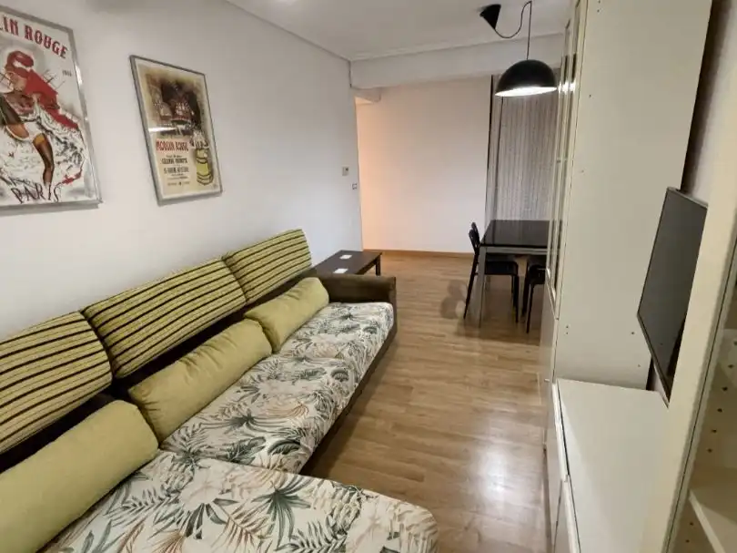 Living room of Flat for rent in  Zaragoza Capital  with Air Conditioner