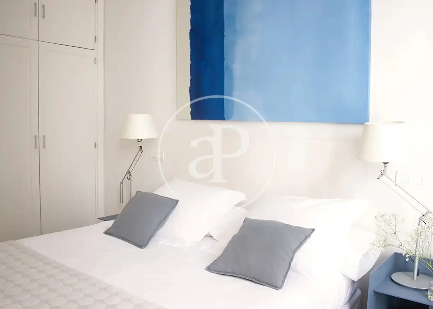 Bedroom of Flat for rent in Madrid  with Air Conditioner, Heating and Terrace