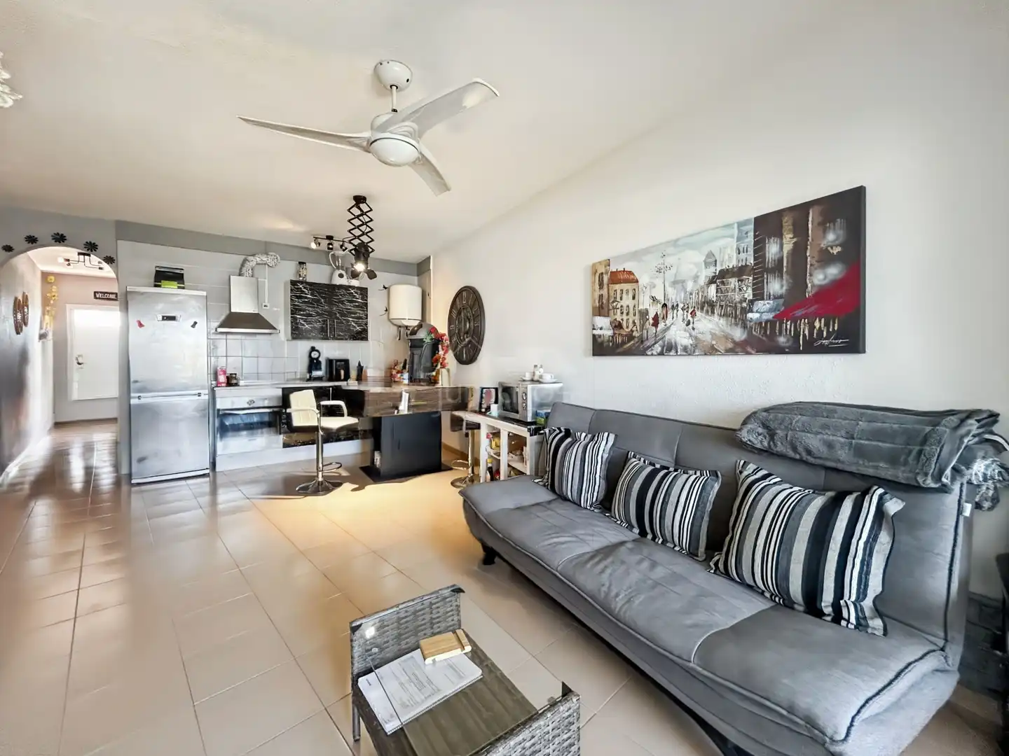 Living room of Flat for sale in Empuriabrava  with Air Conditioner, Heating and Terrace