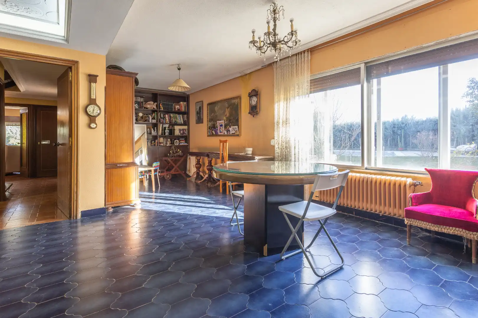 Dining room of Houses for sale in Villanueva de la Cañada  with Air Conditioner, Heating and Storage room