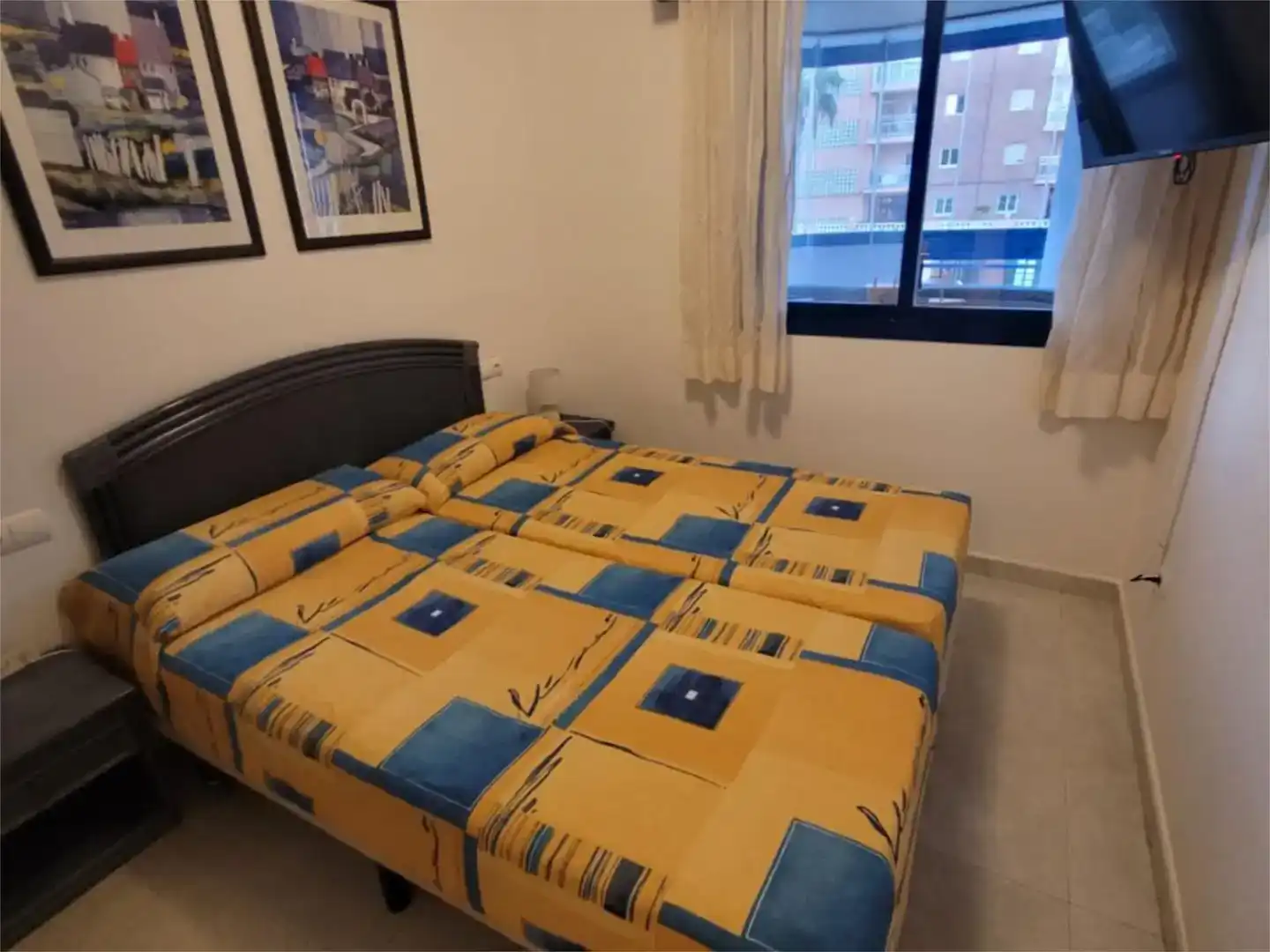 Schlafzimmer von Wohnung zur Miete in Calpe / Calp mit Klimaanlage, Schwimmbad und Möbliert
