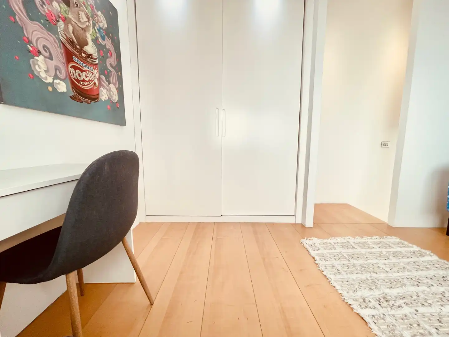 Schlafzimmer von Maisonette zur Miete in Madrid mit Klimaanlage, Heizung und Möbliert