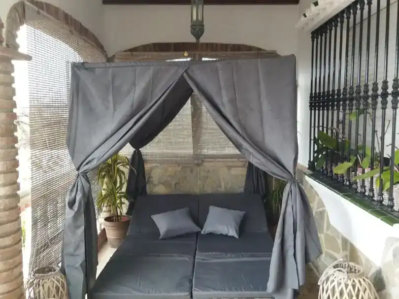 Terrassa de Finca rústica en venda en Benamargosa amb Aire condicionat, Piscina i Balcó