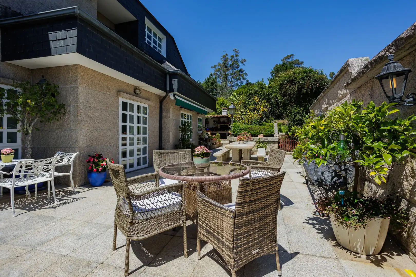 Terraza de Casa o chalet en venta en Sanxenxo con Amueblado