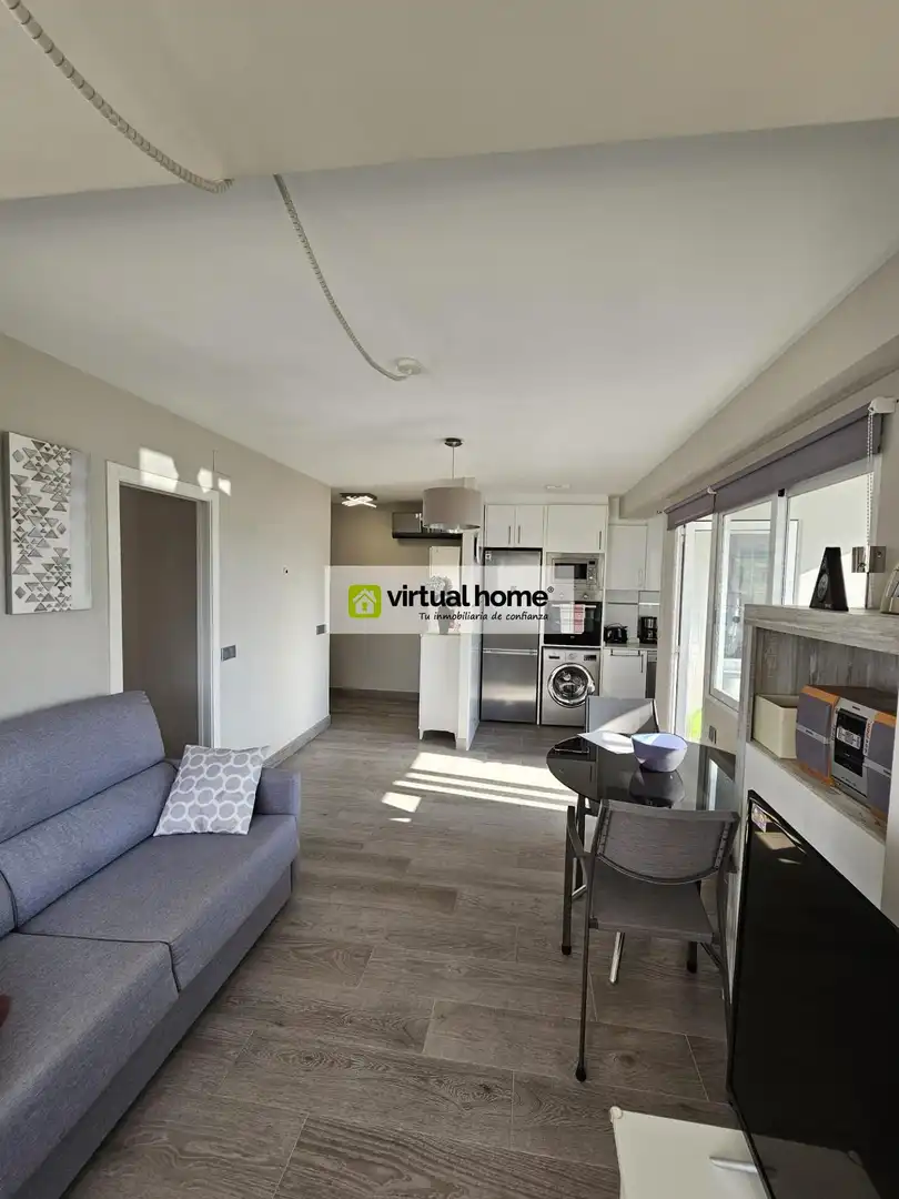 Wohnzimmer von Wohnung zum Verkauf in Benidorm mit Klimaanlage, Terrasse und Möbliert