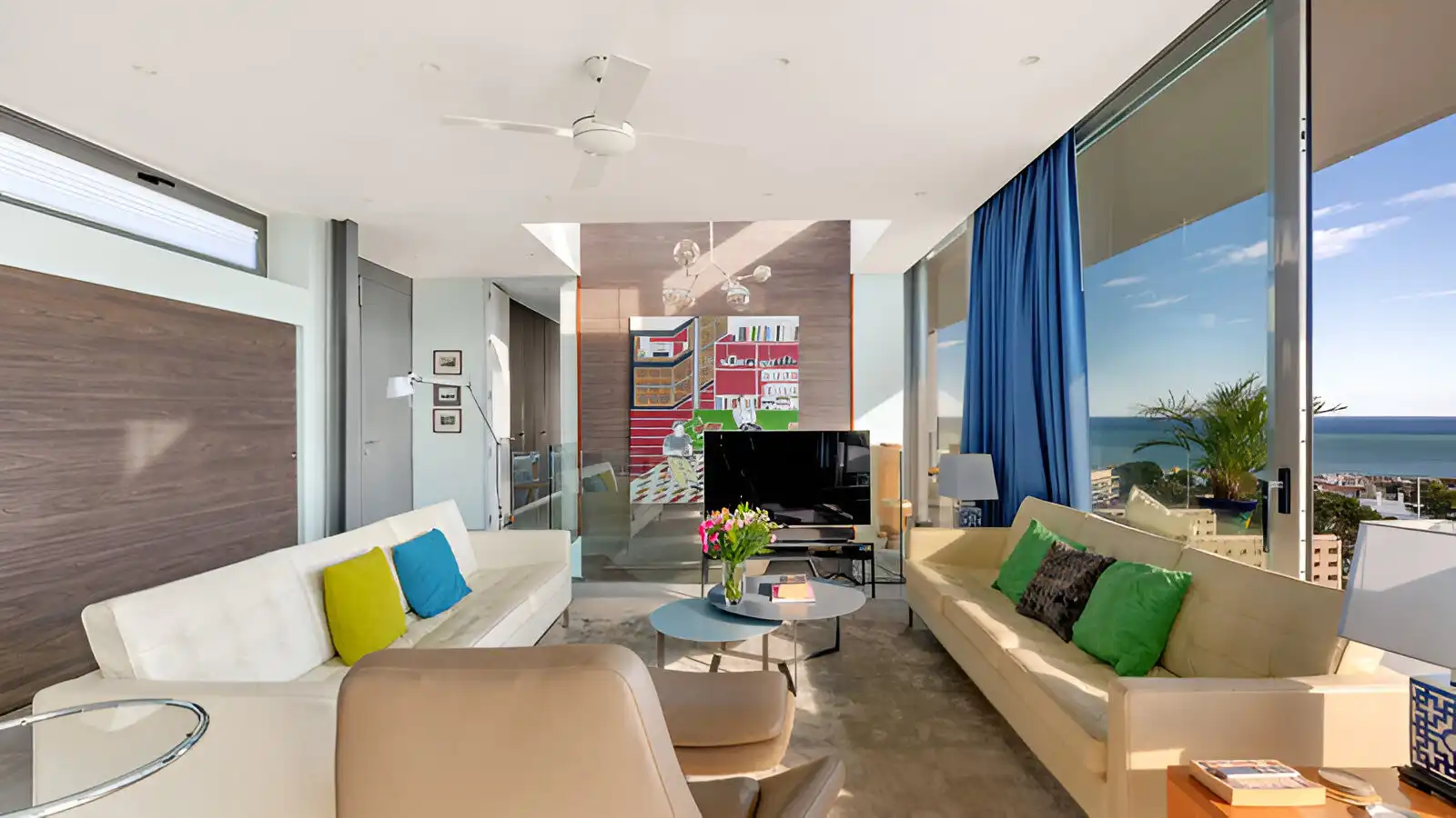 Living room of Houses for sale in Torremolinos  with Air Conditioner, Private garden and Terrace