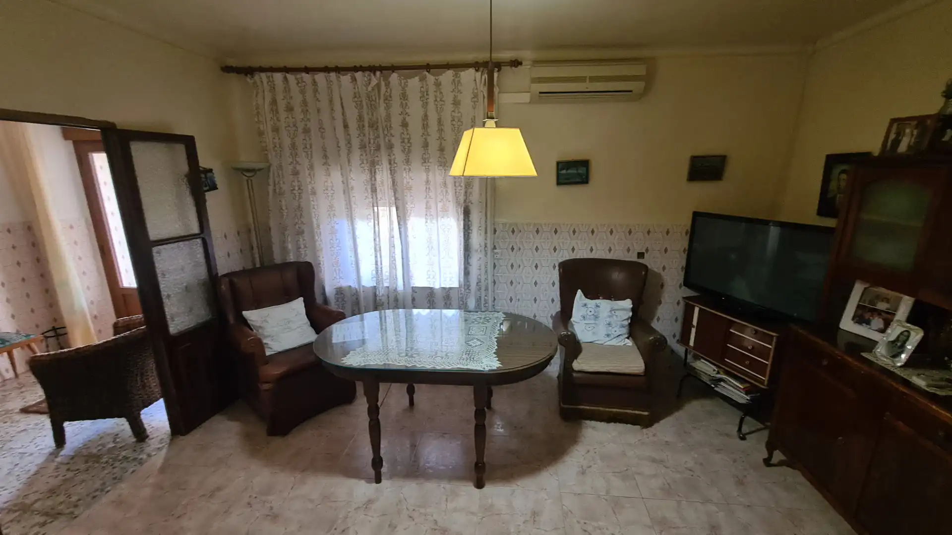 Sala de estar de Casa o chalet en venta en Maguilla con Aire acondicionado y Jardín privado