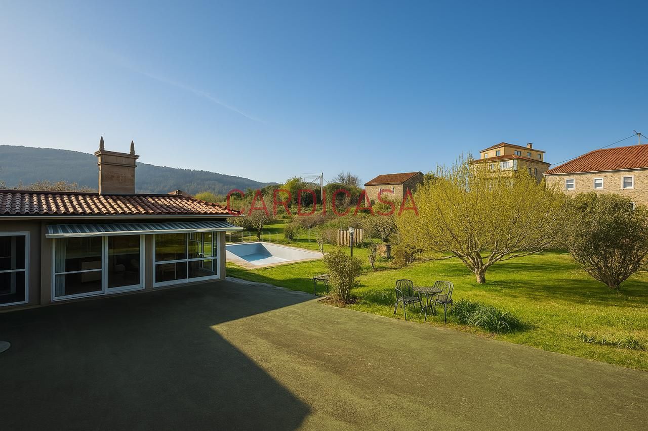 Jardí de Casa o xalet en venda en Vilaboa amb Calefacció, Jardí privat i Terrassa