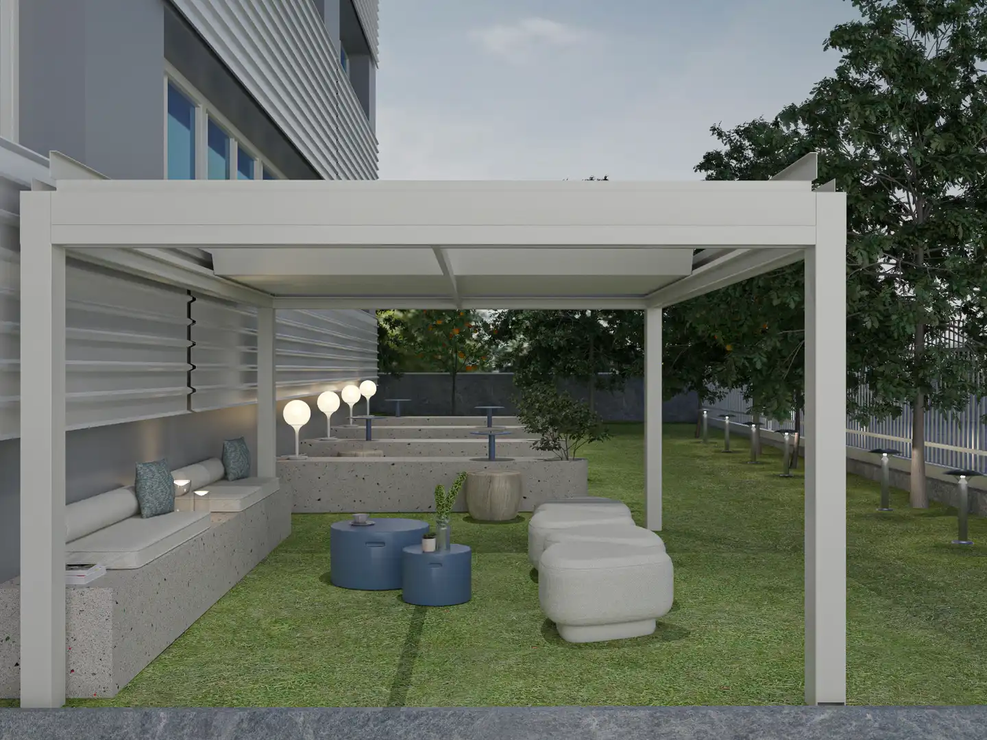 Terrasse von Büro zur Miete in El Prat de Llobregat mit Klimaanlage und Heizung