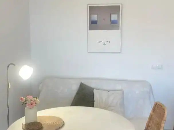 Wohnzimmer von Wohnung zur Miete in Roquetas de Mar mit Möbliert