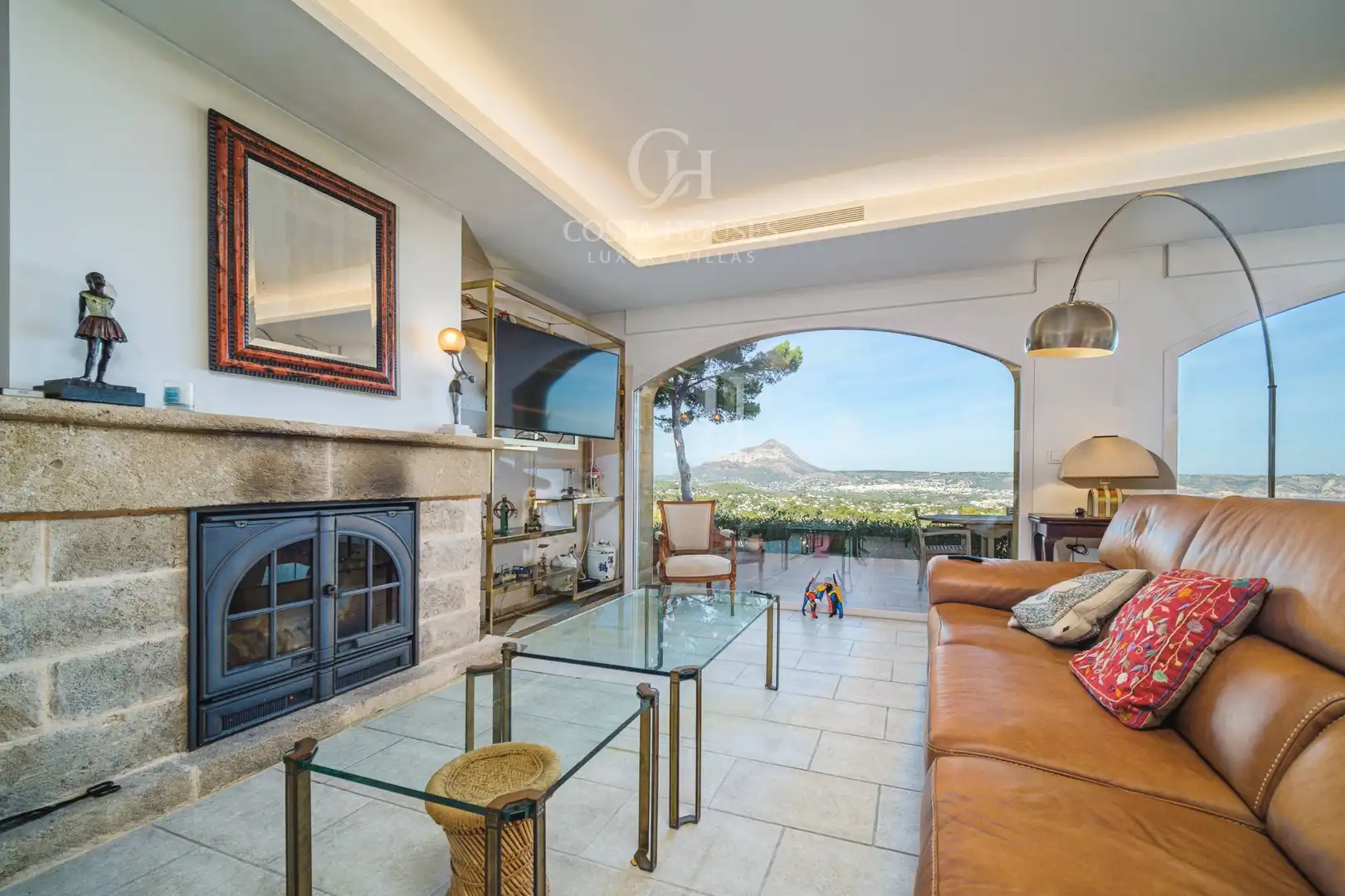 Living room of Houses for sale in Jávea / Xàbia  with Air Conditioner, Private garden and Terrace