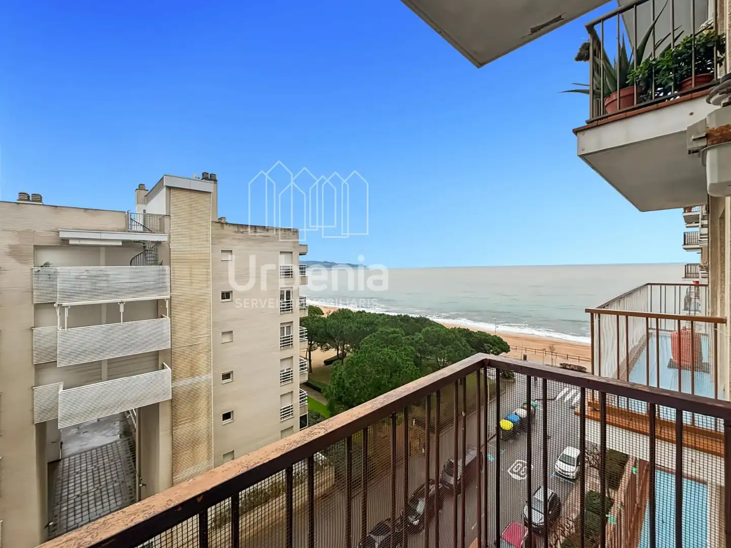 Bedroom of Flat for sale in Blanes  with Air Conditioner, Terrace and Swimming Pool