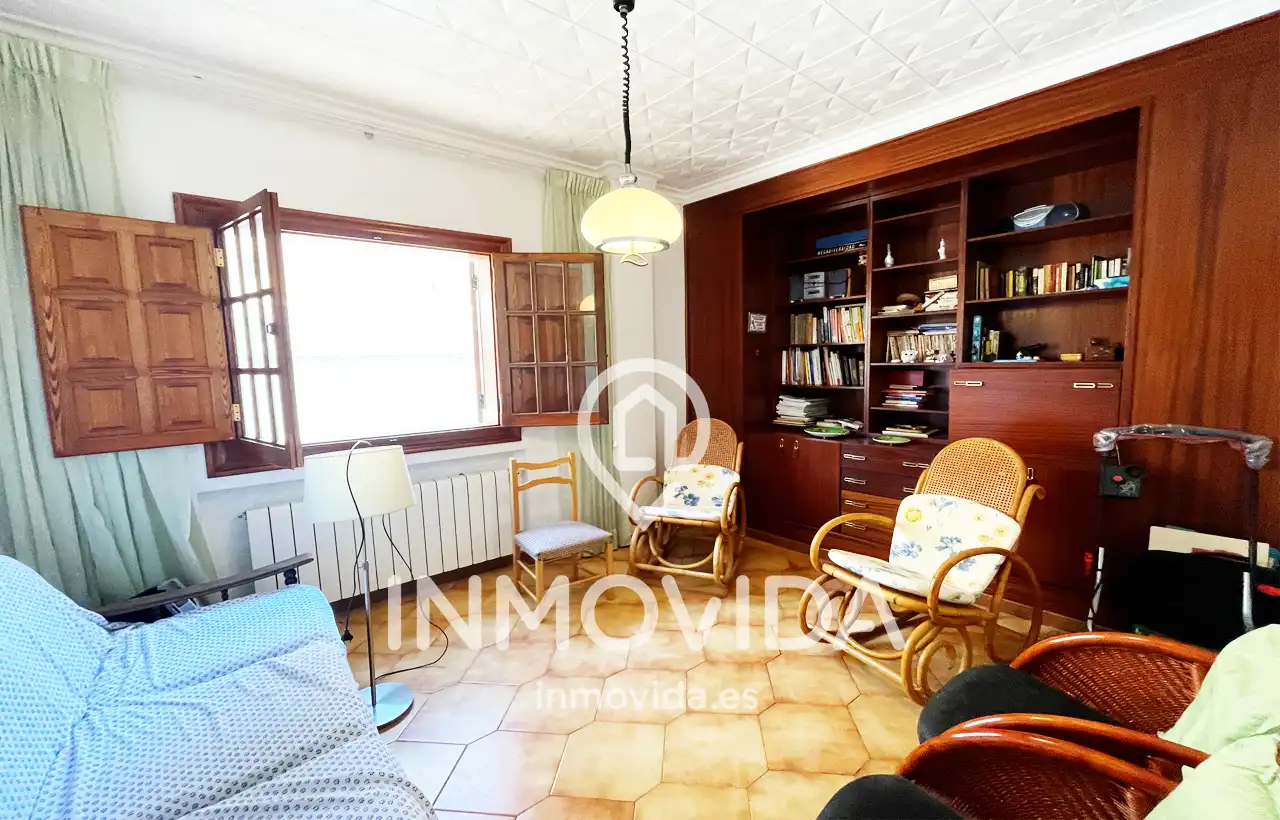 Sala d'estar de Casa o xalet en venda en Mogente / Moixent amb Aire condicionat, Jardí privat i Terrassa