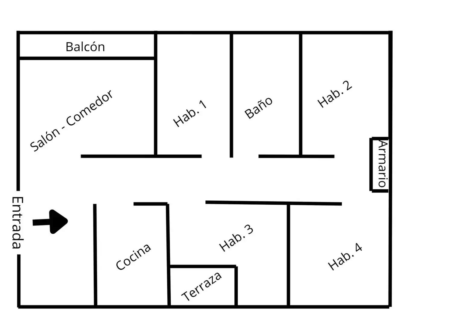 Wohnung zum Verkauf in Mallén mit Terrasse