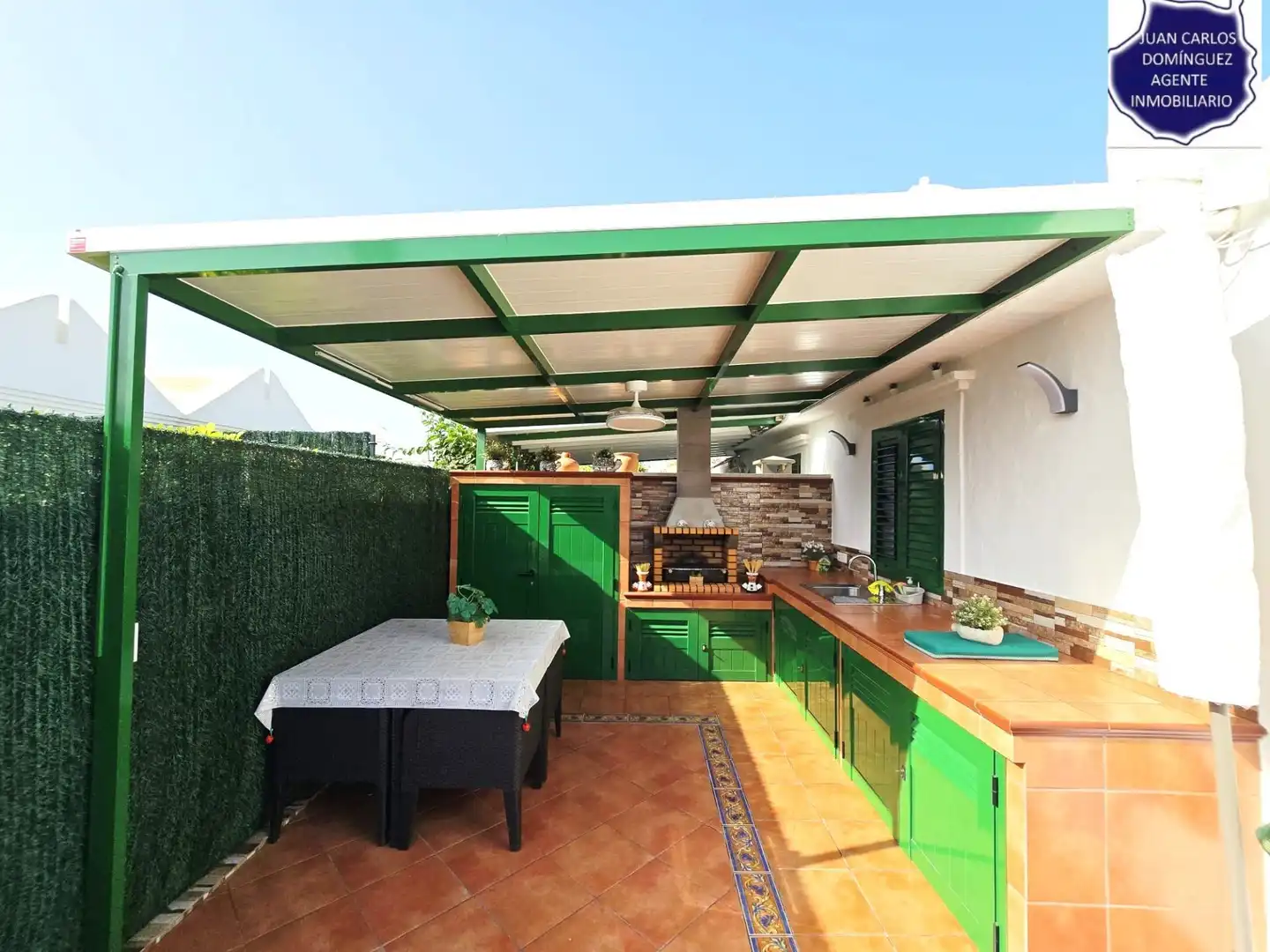Terraza de Casa o chalet de alquiler en San Bartolomé de Tirajana con Aire acondicionado, Terraza y Amueblado