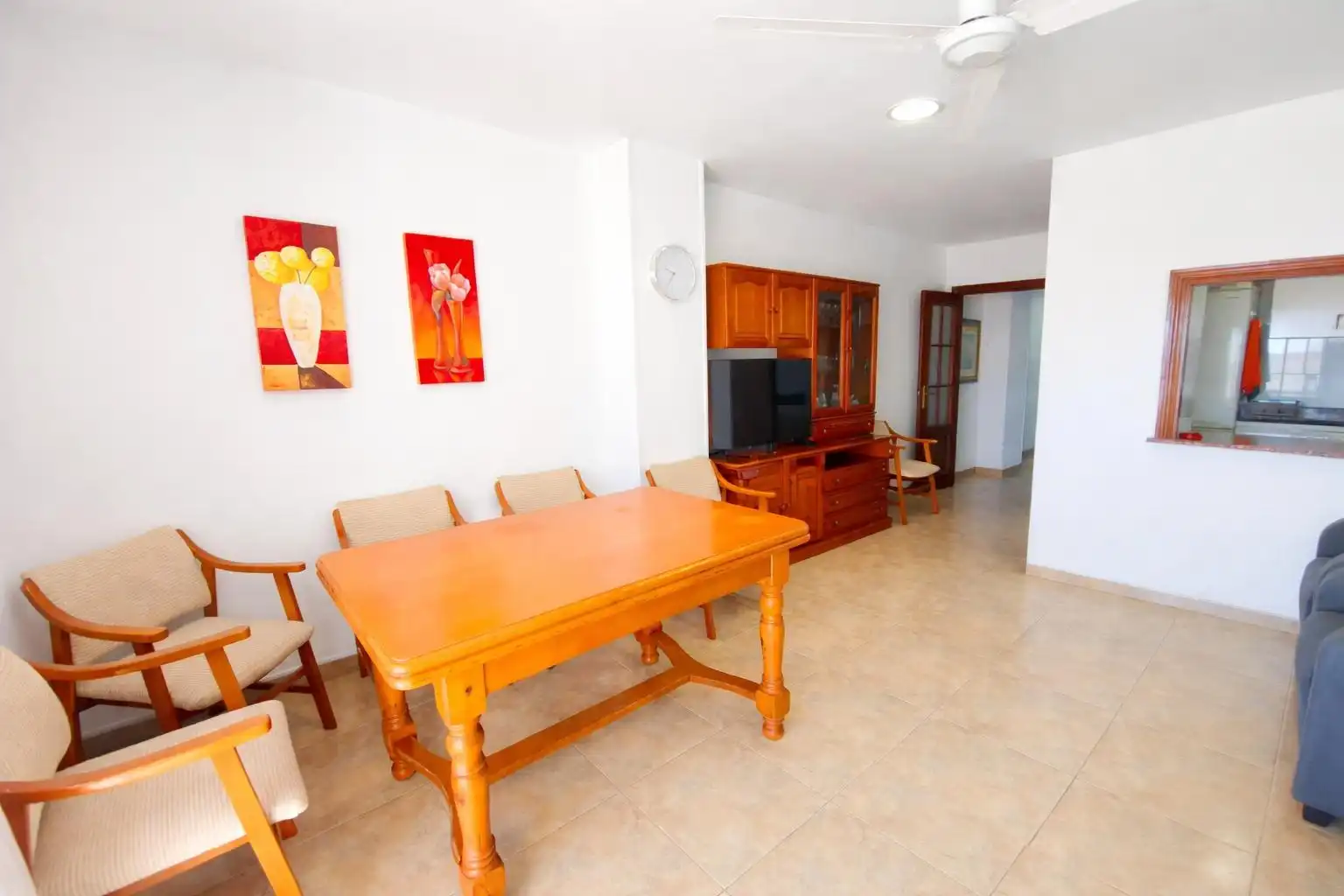 Comedor de Piso en venta en Cullera con Terraza, Amueblado y Piscina comunitaria