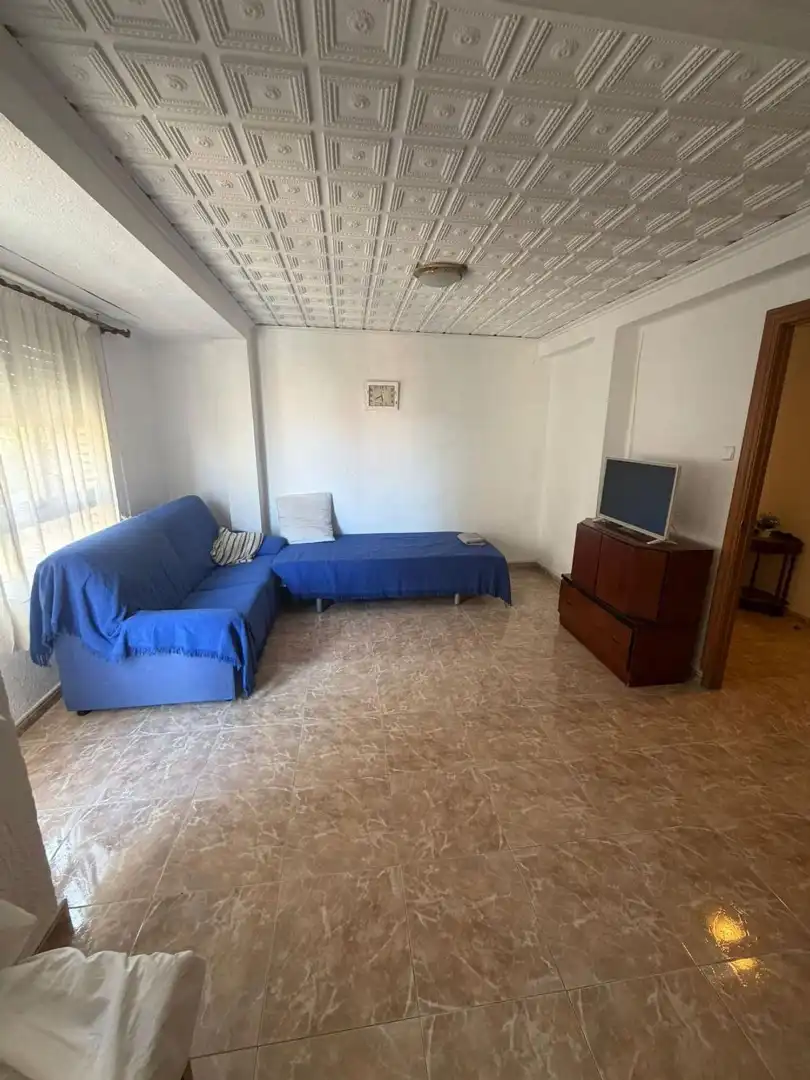 Living room of Flat for rent in Aldaia  with Air Conditioner, Furnished and Balcony