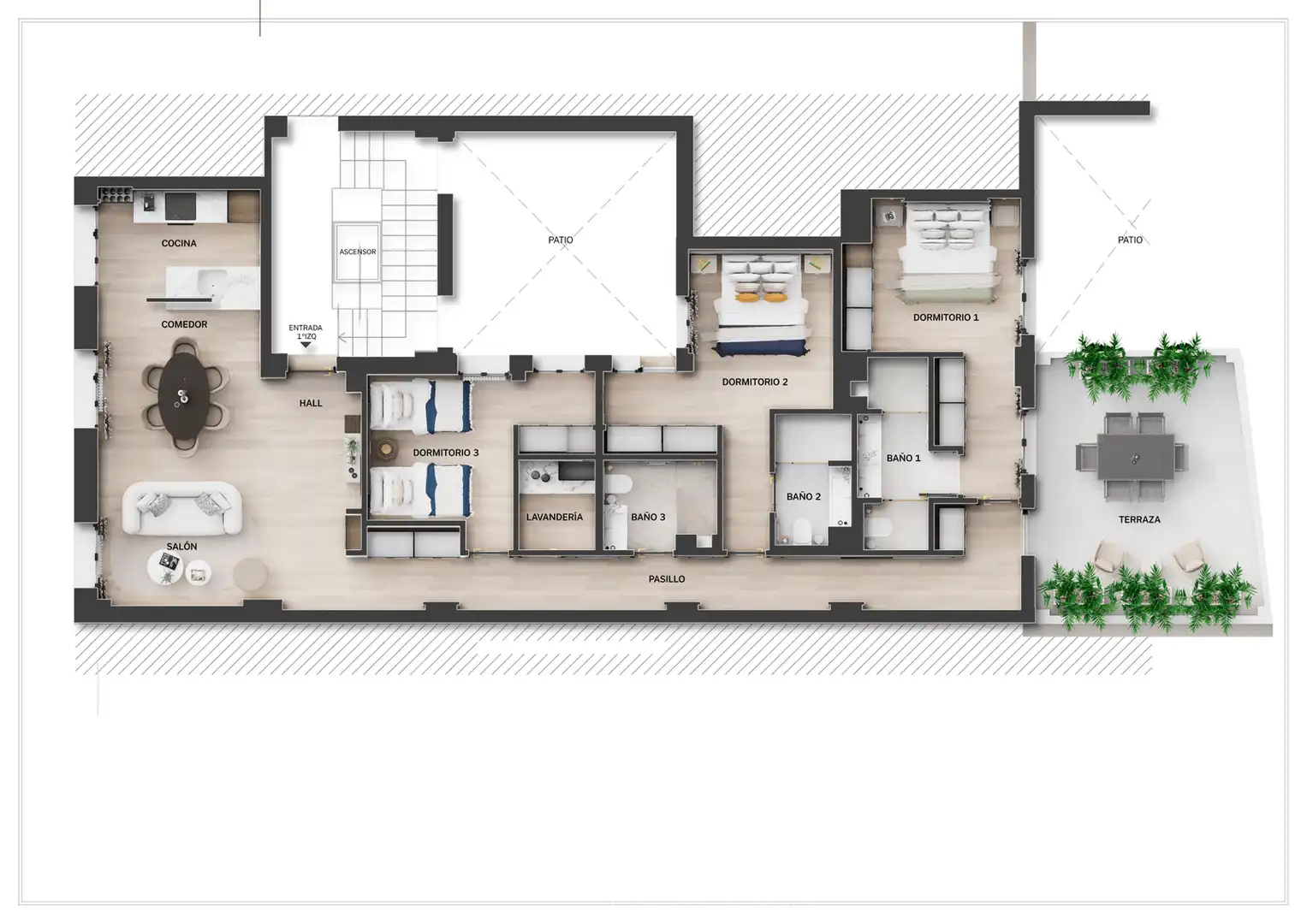 Apartamento con ascensor en venta en Calle Naciones