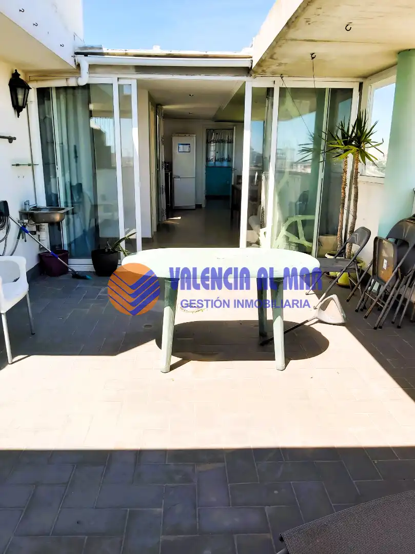 Terrasse von Dachboden zum Verkauf in Valencia mit Klimaanlage, Heizung und Parkett