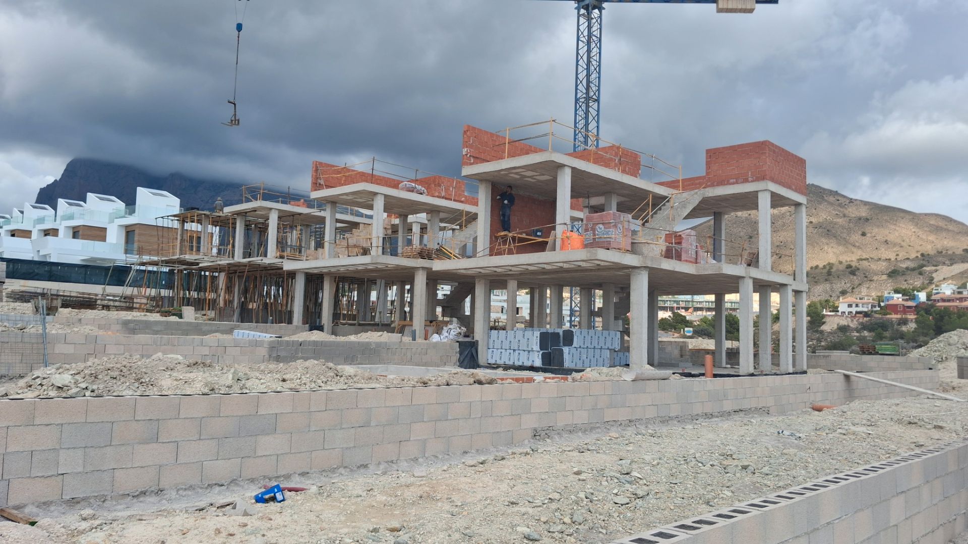 Vista exterior de Casa o xalet en venda en Finestrat amb Aire condicionat, Calefacció i Jardí privat