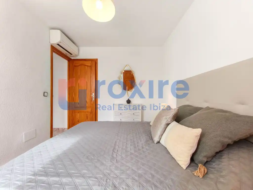 Schlafzimmer von Wohnung zur Miete in Sant Antoni de Portmany mit Klimaanlage, Terrasse und Möbliert