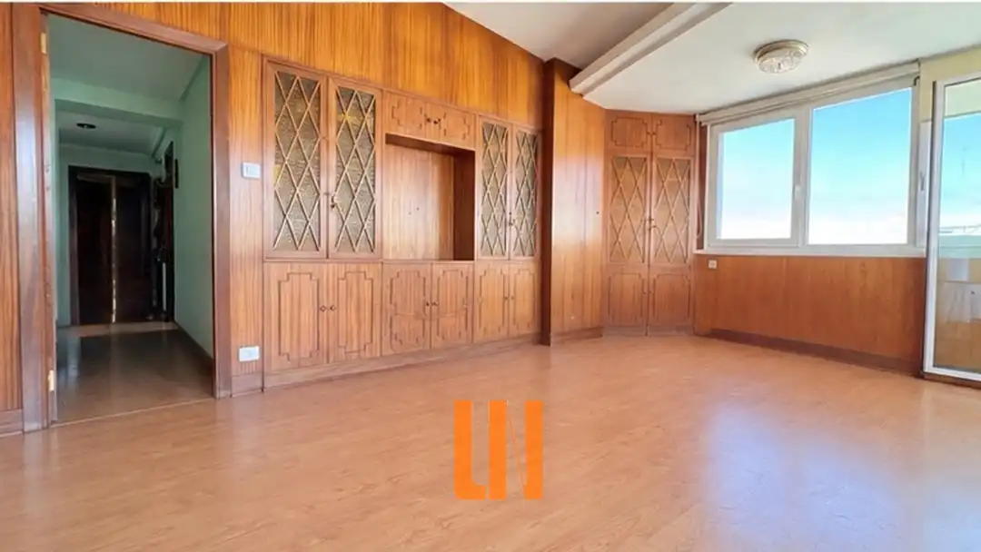 Living room of Flat for sale in A Coruña Capital   with Parquet flooring and Balcony